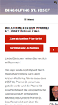 Mobile Screenshot of dingolfing-st-josef.de