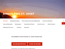 Tablet Screenshot of dingolfing-st-josef.de